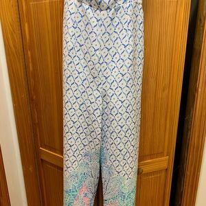 Lilly Pulitzer Blue and Pink Patterned Jumpsuit